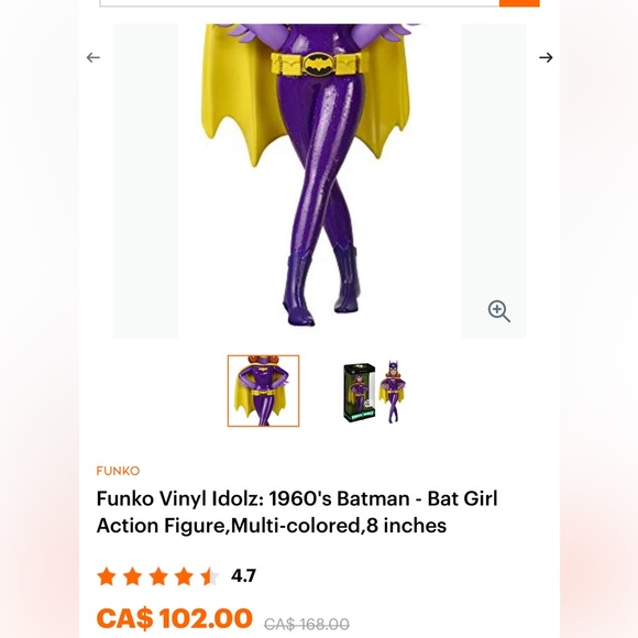 NWOT Vintage 1966 Batman Batgirl - Picture 5 of 7